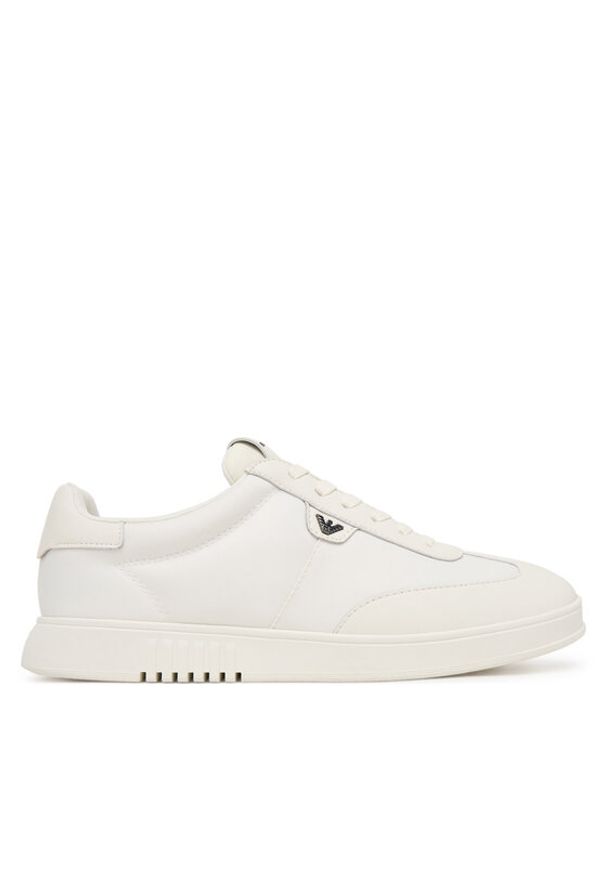 Emporio Armani Sneakersy EM003062 AF18210 U0011 Biały. Kolor: biały. Materiał: materiał