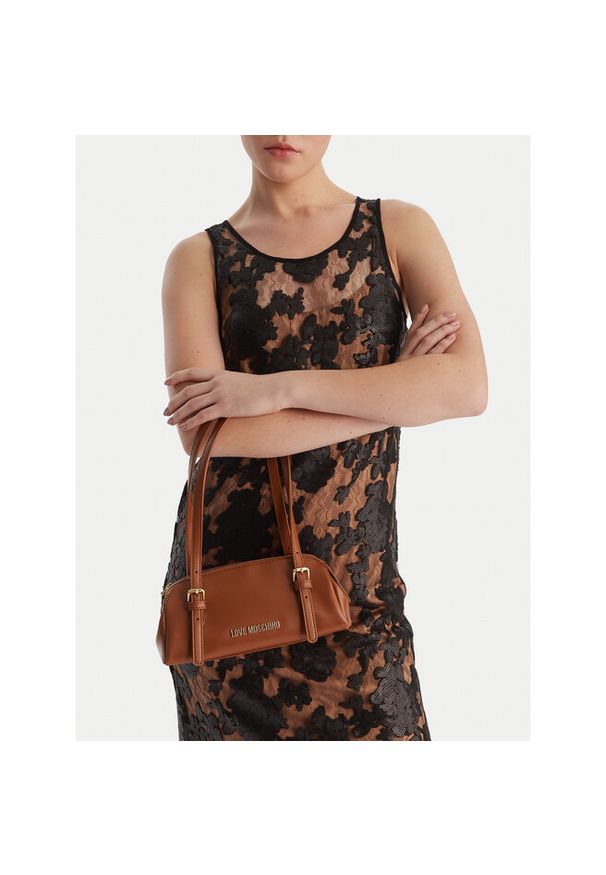 Love Moschino - Torebka LOVE MOSCHINO. Kolor: brązowy