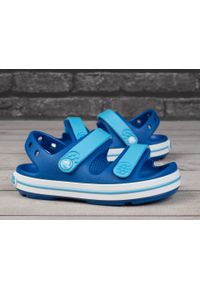 Sandały chłopięce na basen Crocs CROCBAND CRUISER. Kolor: biały, wielokolorowy, niebieski
