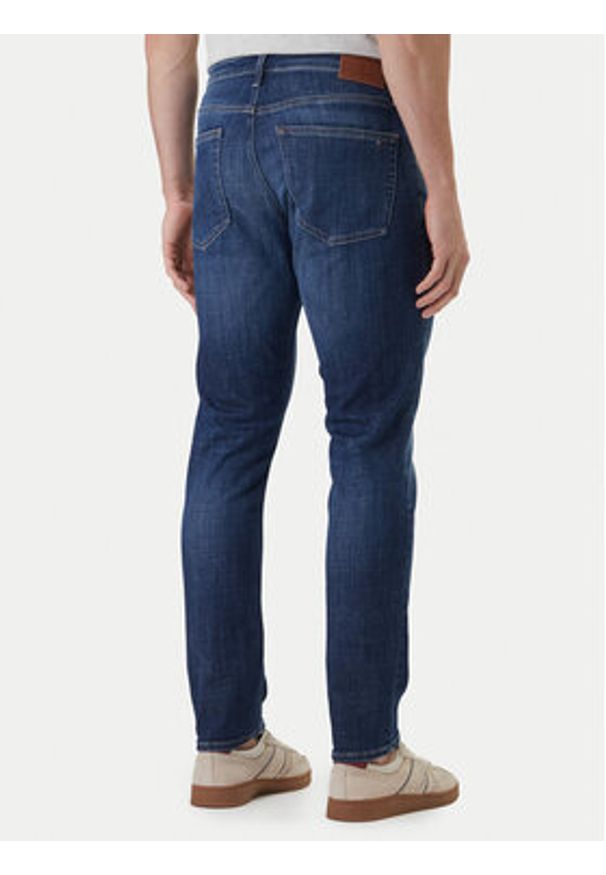 Tommy Jeans Jeansy Austin DM0DM23265 Granatowy Slim Fit. Kolor: niebieski