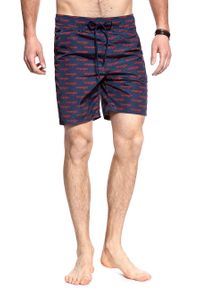 Wrangler - SPODENKI MĘSKIE WRANGLER SWIM SHORT SCARLET RED W4B01V9UU