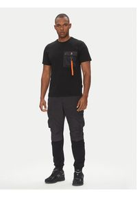 Parajumpers T-Shirt Mojave 25SMPMTSRE07 Czarny Regular Fit. Kolor: czarny. Materiał: bawełna #5