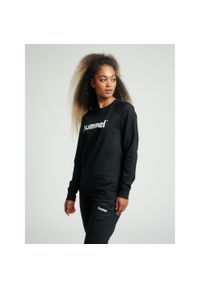 Bluza do piłki ręcznej damska Hummel Go Cotton Logo Sweatshirt Woman. Kolor: czarny