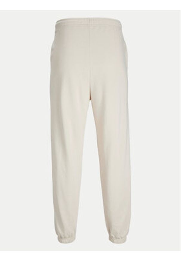 Jack & Jones - Jack&Jones Spodnie dresowe Morgan 12257964 Beżowy Regular Fit. Kolor: beżowy. Materiał: syntetyk, bawełna