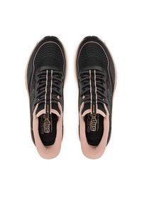 skechers - Skechers Sneakersy Switch Back - Mist 180157/BKPK Czarny. Kolor: czarny. Materiał: materiał