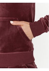 Juicy Couture Bluza Robertson JCAP176 Bordowy Slim Fit. Kolor: czerwony. Materiał: syntetyk #5