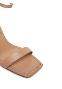 Aldo Sandały Rosali 13728095 Beżowy. Kolor: beżowy. Materiał: skóra