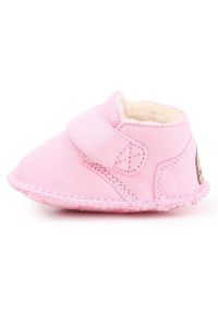 Bearpaw - Buciki niemowlęce BearPaw Jr Skylar2071I różowe. Kolor: różowy. Materiał: materiał, futro. Szerokość cholewki: normalna. Styl: młodzieżowy