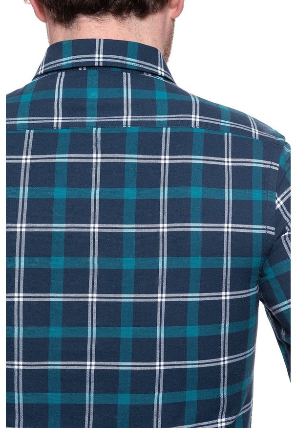 Wrangler - KOSZULA MĘSKA W KRATĘ WRANGLER LS 1PKT BDOWN SHIRT BLUE DEPTHS W5F3BMXJY 112130133