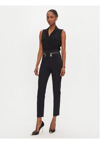 Elisabetta Franchi Spodnie materiałowe PA-036-46E2-V320 Czarny Slim Fit. Kolor: czarny. Materiał: syntetyk #3