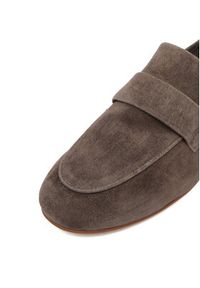 Gino Rossi - GINO ROSSI Lordsy CEO-V1105-55 Szary. Kolor: szary. Materiał: zamsz, skóra #7