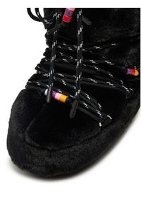 Moon Boot Śniegowce Icon Faux Fur BEADS80D1408990 Czarny. Kolor: czarny. Materiał: materiał #4