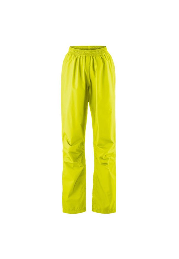 GONSO - Damskie spodnie przeciwdeszczowe Gonso Save. Kolor: wielokolorowy, żółty, zielony. Długość: długie