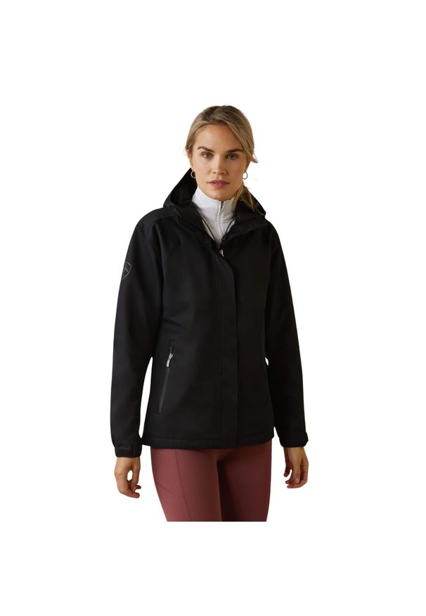 Bluza damska z kapturem Ariat Spectator Waterproof. Typ kołnierza: kaptur. Kolor: czarny