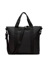 Rains Torba Tote Bag W3 14150 Czarny. Kolor: czarny. Materiał: materiał #4