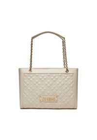 Love Moschino - LOVE MOSCHINO Torebka JC4006PP1ILA0110 Écru. Materiał: skórzane