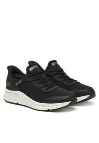 skechers - Skechers Sneakersy Bobs Arch Comfort B Sweet-A Look 117627/BLK Czarny. Kolor: czarny. Materiał: materiał
