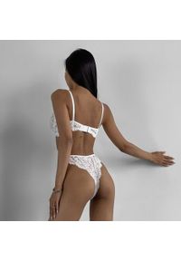 Intica - Komplet bielizny koronkowej z regulowanymi ramiączkami Dorota. Kolor: biały. Materiał: koronka. Wzór: koronka #8