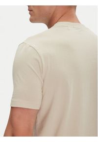BOSS T-Shirt 50506373 Beżowy Regular Fit. Kolor: beżowy. Materiał: bawełna #4