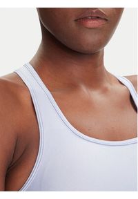 Under Armour Biustonosz sportowy Crossback Mid Bra 1361034-539 Niebieski Compression Fit. Kolor: niebieski. Materiał: syntetyk #4