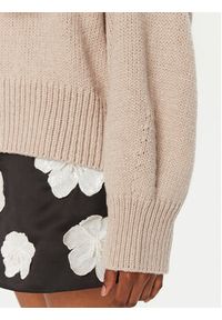 ROTATE Sweter 1133772313 Beżowy Regular Fit. Kolor: beżowy. Materiał: syntetyk #3