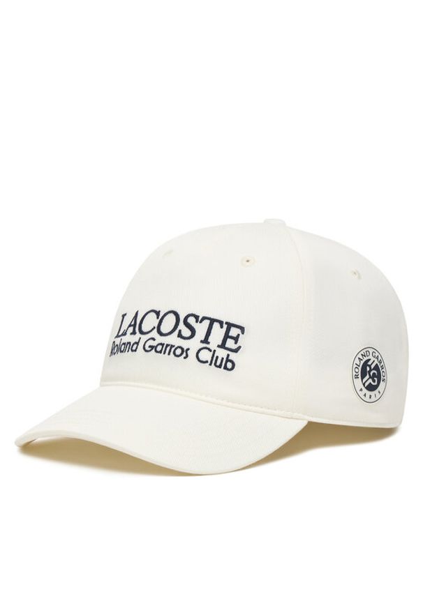 Lacoste Czapka z daszkiem RK0378 Biały. Kolor: biały. Materiał: bawełna