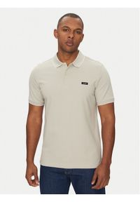 Calvin Klein Polo K10K112751 Szary Regular Fit. Typ kołnierza: polo. Kolor: szary. Materiał: bawełna