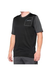 Dżersej z krótkim rękawem 100% ridecamp. Kolor: szary, czarny, wielokolorowy. Materiał: jersey. Długość rękawa: krótki rękaw. Długość: krótkie. Sport: kolarstwo #1