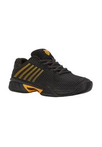 Buty do chodzenia dla dzieci K-Swiss Hypercourt Express 2 Allcourt. Zapięcie: sznurówki. Kolor: czarny. Materiał: materiał, tkanina, syntetyk. Szerokość cholewki: normalna. Sport: turystyka piesza