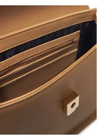 TOMMY HILFIGER - Tommy Hilfiger Torebka Th Eternity Mini Satchel AW0AW17176 Beżowy. Kolor: beżowy. Materiał: skórzane #6