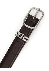 Gino Rossi Pasek Damski BLYL24001-2 SVL Brązowy. Kolor: brązowy. Materiał: skóra