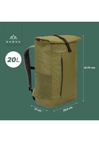 Plecak miejski KADVA Companion 20 l. Kolor: zielony