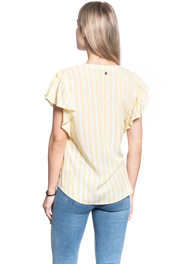 Mustang - BLUZKA DAMSKA MUSTANG Enza Stripe Blouse 1009468 11697