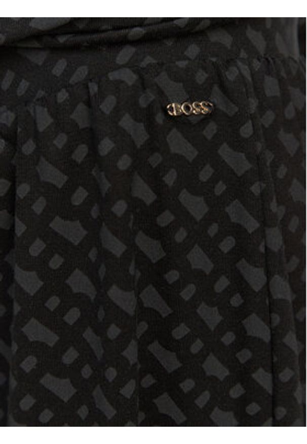 BOSS Szorty piżamowe 50561055 Czarny Regular Fit. Kolor: czarny. Materiał: lyocell