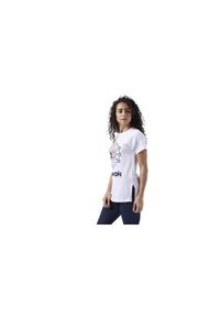Koszulka sportowa damska Reebok F GR Tee. Kolor: biały. Długość rękawa: krótki rękaw. Długość: krótkie