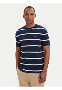 GANT - Gant T-Shirt 2003398 Granatowy Regular Fit. Kolor: niebieski. Materiał: bawełna #1