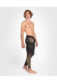 VENUM - Legginsy treningowe męskie Venum Gorilla Jungle Spats. Kolor: wielokolorowy, czarny, beżowy