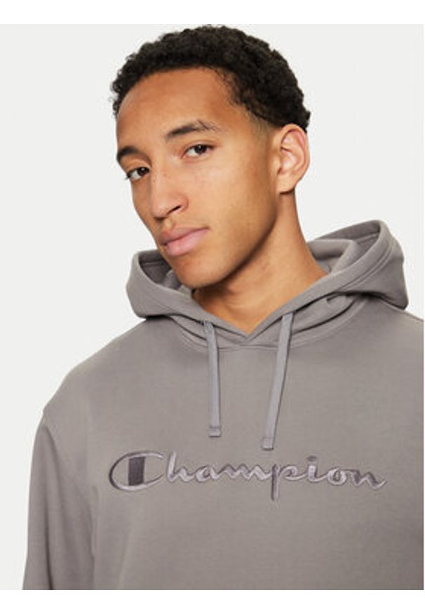 Champion Bluza 220271 Szary Relaxed Fit. Kolor: szary. Materiał: bawełna, syntetyk