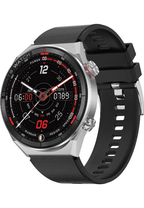 WATCHMARK - Smartwatch Watchmark Maverick Czarny. Rodzaj zegarka: smartwatch. Kolor: czarny