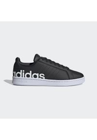 Buty Mężczyzna Adidas Grand Court Lts czarny. Okazja: na co dzień. Kolor: czarny, biały, wielokolorowy. Sport: turystyka piesza