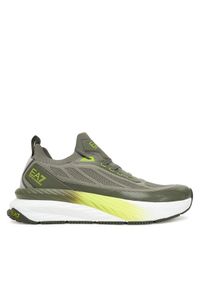 EA7 Emporio Armani Sneakersy 7X000343 AF18639 M7089 Zielony. Kolor: zielony. Materiał: materiał