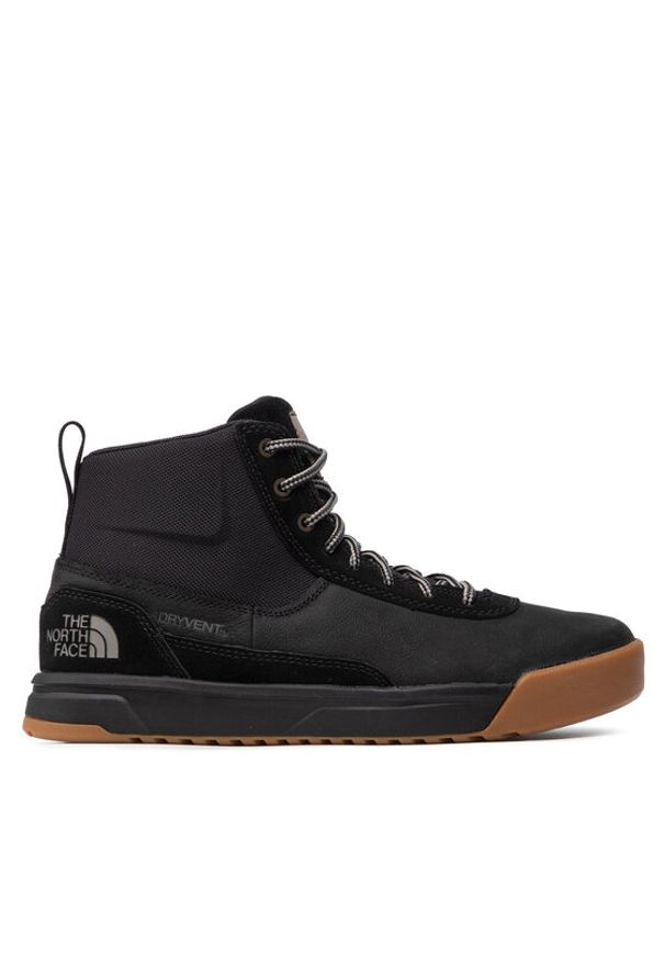 The North Face Sneakersy Larimer Mid Wp NF0A52RMMY31 Czarny. Kolor: czarny. Materiał: nubuk, skóra
