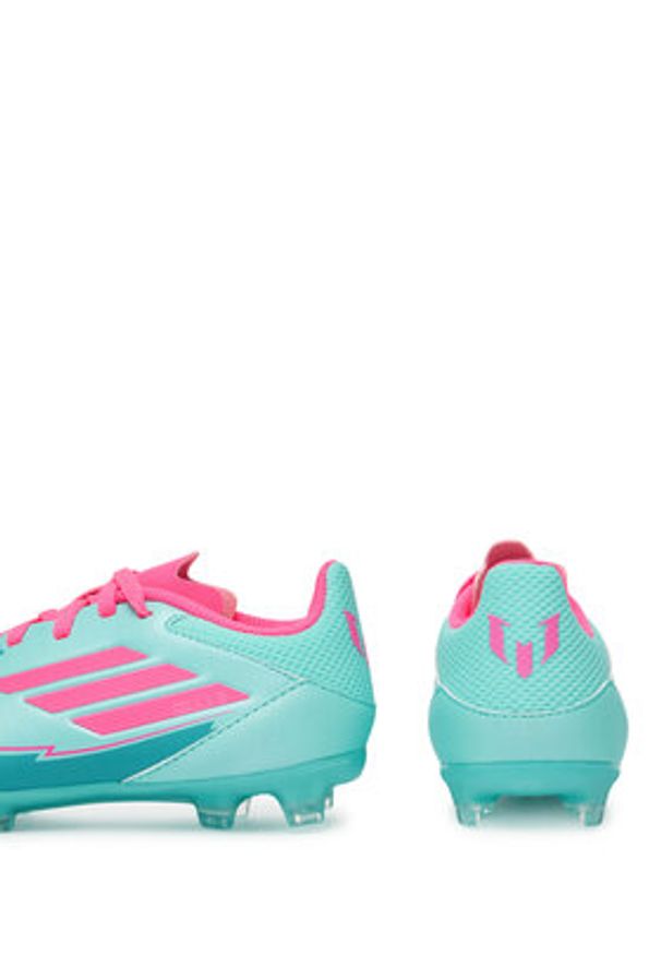 Adidas - adidas Buty do piłki nożnej F50 League Messi Firm/Multi-Ground IH0931 Turkusowy. Kolor: turkusowy. Materiał: materiał