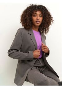 Kaffe Marynarka Sakura 10506684 Szary Regular Fit. Kolor: szary. Materiał: syntetyk #4