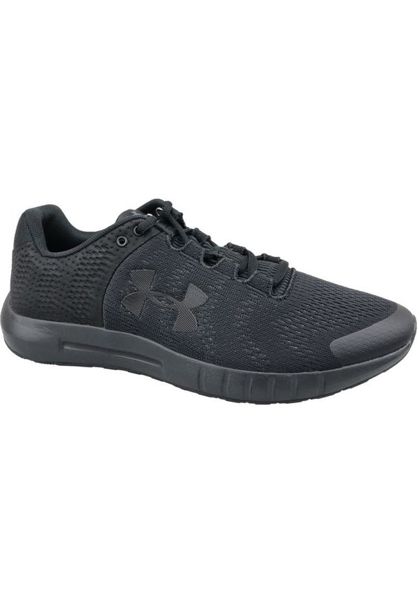 Buty biegowe Under Armour Micro G Pursuit Bp M 3021953-002 czarne. Kolor: czarny. Materiał: materiał. Szerokość cholewki: normalna. Sport: bieganie