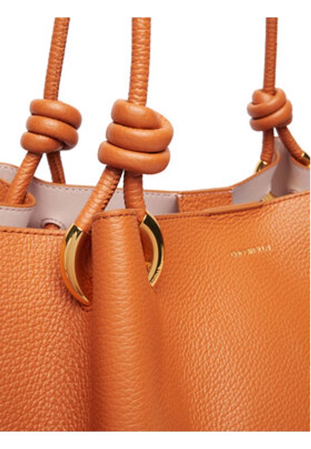 Coccinelle Torebka E1 U07 11 01 01 Brązowy. Kolor: brązowy. Materiał: skórzane