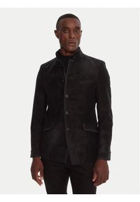 Karl Lagerfeld - KARL LAGERFELD Marynarka Glory 155220 554023 Czarny Regular Fit. Typ kołnierza: dekolt w karo. Kolor: czarny. Materiał: bawełna #1