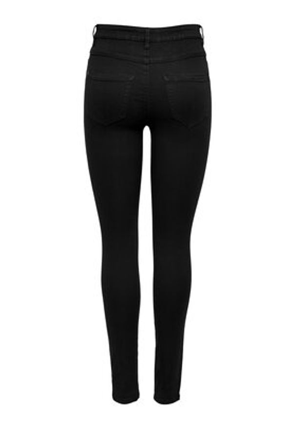 only - ONLY Jeansy Royal 15093134 Czarny Skinny Fit. Kolor: czarny