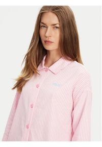 United Colors of Benetton - United Colors Of Benetton Koszulka piżamowa 4QFZ3M00A Różowy Regular Fit. Kolor: różowy. Materiał: bawełna