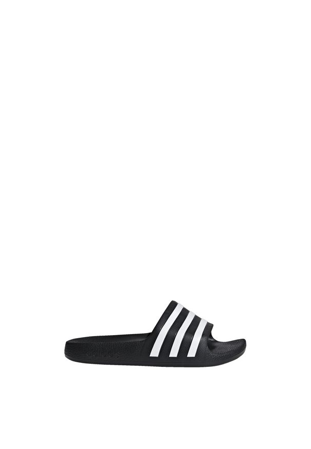 Klapki basenowe dla dzieci Adidas Adilette Aqua Slides. Kolor: biały, czarny, wielokolorowy. Materiał: guma. Styl: sportowy, elegancki